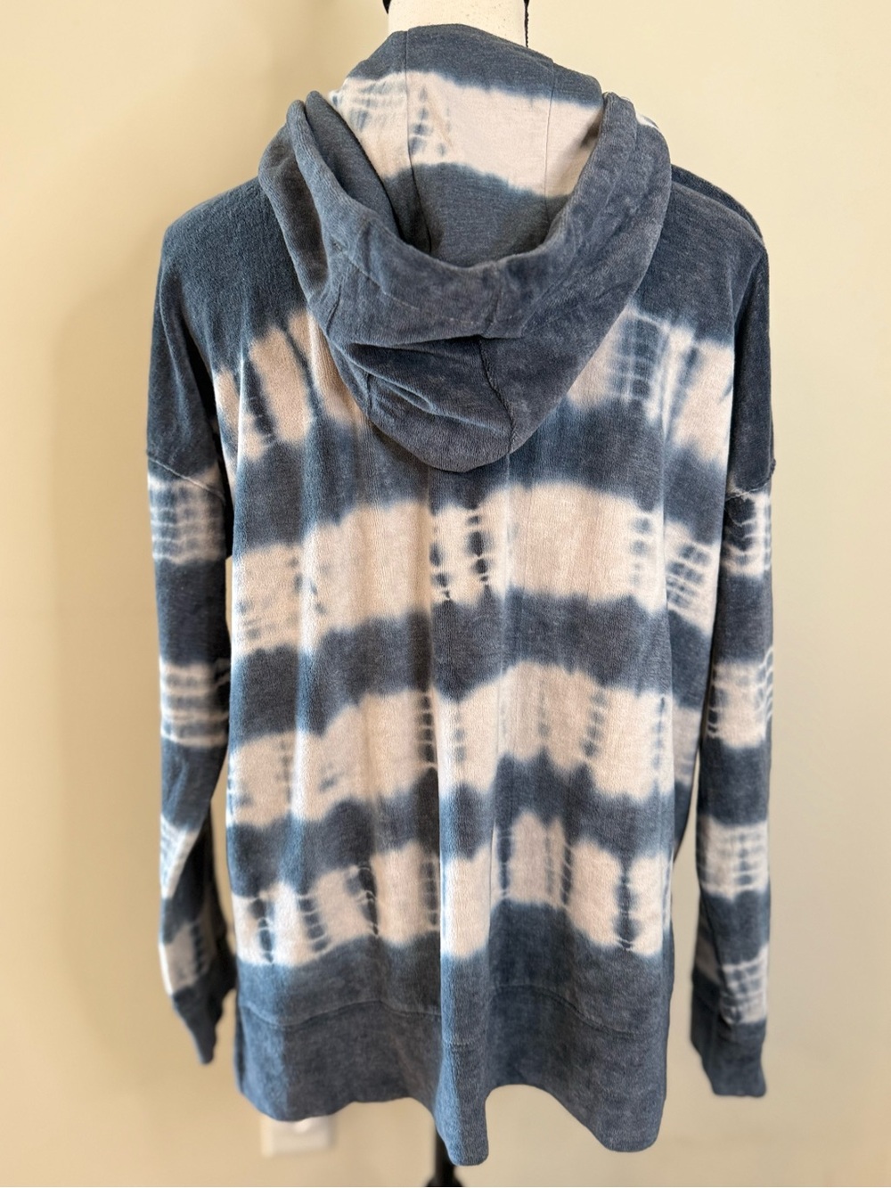 American Eagle Outfitters velour tie dye hoodie sweatshirt LG - Picture 4 of 14